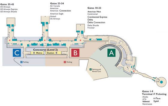 Omaha Airport Map Terminal